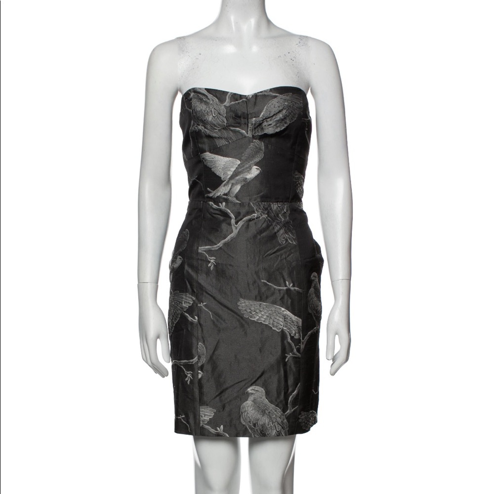 Authentic ADAM by Adam Lippes strapless mini dress 8